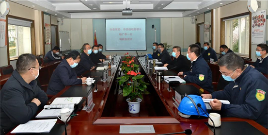 西安市委常委、市委统战部部长杨广亭深入东升国际实地调研指导疫情防控及复工复产工作